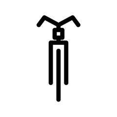 bicycle icon or logo isolated sign symbol vector illustration - high-quality black style vector icons
