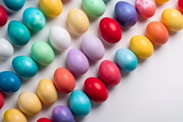 Obraz premium Easter eggs background 
