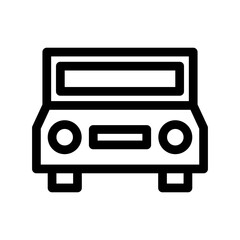 car icon or logo isolated sign symbol vector illustration - high-quality black style vector icons
