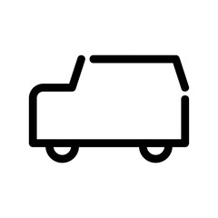 car icon or logo isolated sign symbol vector illustration - high-quality black style vector icons
