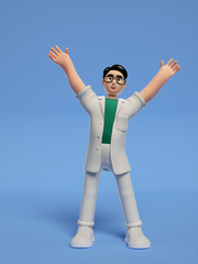 doctor 3d cartoon