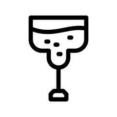 cocktail icon or logo isolated sign symbol vector illustration - high-quality black style vector icons
