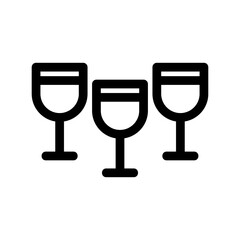 cocktail icon or logo isolated sign symbol vector illustration - high-quality black style vector icons
