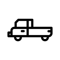 convertible car icon or logo isolated sign symbol vector illustration - high-quality black style vector icons
