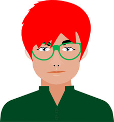 [Male] It is an illustrative image that can be used in various ways in messengers, resumes, and communities.