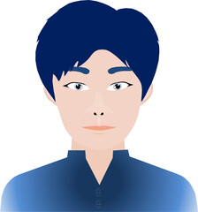 [Male] It is an illustrative image that can be used in various ways in messengers, resumes, and communities.