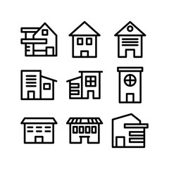 house icon or logo isolated sign symbol vector illustration - high-quality black style vector icons
