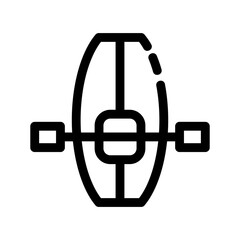 kayak icon or logo isolated sign symbol vector illustration - high-quality black style vector icons
