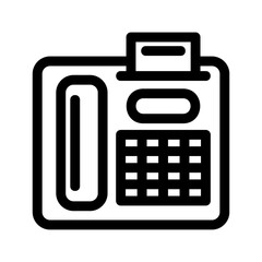 landline icon or logo isolated sign symbol vector illustration - high-quality black style vector icons
