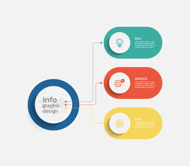 Presentation business infographic template design