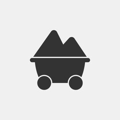 Data mining vector icon illustration sign