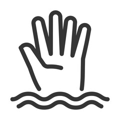 Obraz premium Pixel perfect, editable stroke, up scalable, line, vector bloop icon.