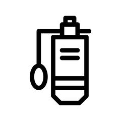 oxygen tank icon or logo isolated sign symbol vector illustration - high-quality black style vector icons
