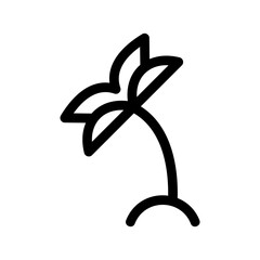 palm tree icon or logo isolated sign symbol vector illustration - high-quality black style vector icons
