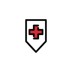 medical icon design vector logo