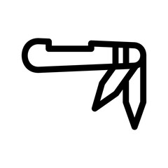 pocket knife icon or logo isolated sign symbol vector illustration - high-quality black style vector icons
