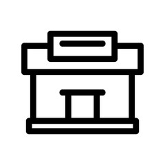 restaurant icon or logo isolated sign symbol vector illustration - high-quality black style vector icons
