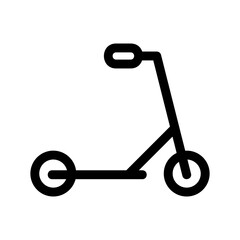 scooter icon or logo isolated sign symbol vector illustration - high-quality black style vector icons
