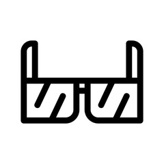 Fototapeta premium sunglasses icon or logo isolated sign symbol vector illustration - high-quality black style vector icons 