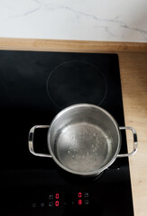 boiling water in induction cooktop