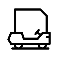 vehicle icon or logo isolated sign symbol vector illustration - high-quality black style vector icons
