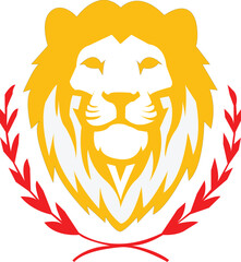lion head vector