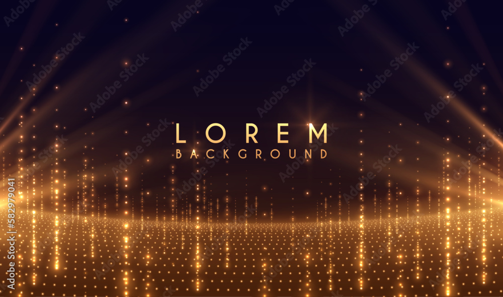 Canvas Prints abstract golden light effect background