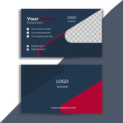 modern creative business card design for advertisement.