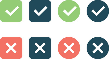 チェックマーク　許可・拒否