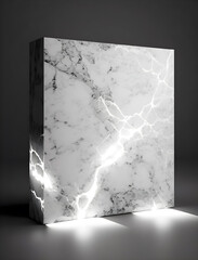 black and white stone and thunder background,AI Generative