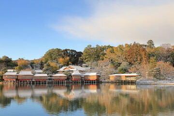 Fototapeta premium 京都 長岡天満宮の冬景色