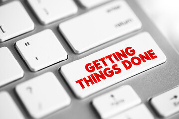 Getting Things Done - personal productivity system, to deal with situations quickly and...