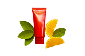 sunscreen spf50 extract orange healh care for skin face of lifestyle woman