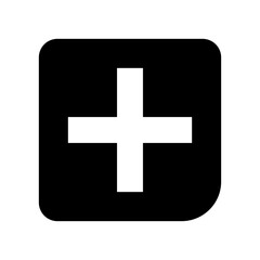 Fototapeta premium add icon or logo isolated sign symbol vector illustration - high quality black style vector icons 
