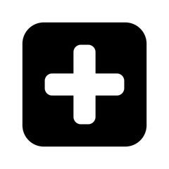 Fototapeta premium add icon or logo isolated sign symbol vector illustration - high quality black style vector icons 