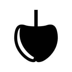 Obraz premium apple icon or logo isolated sign symbol vector illustration - high quality black style vector icons 