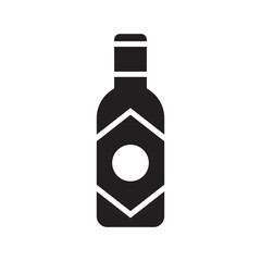 bottle icon or logo isolated sign symbol vector illustration - high quality black style vector icons
