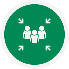 Sticker Assembly Point Emergency Life Evacuation Disaster Threat