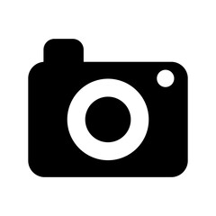 camera icon or logo isolated sign symbol vector illustration - high quality black style vector icons
