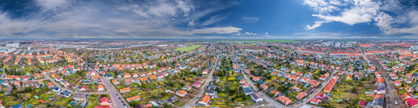 chemnitz saxony anhalt aerial skypano 360&deg; airpano