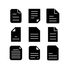 file icon or logo isolated sign symbol vector illustration - high quality black style vector icons
