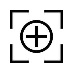 Obraz premium focus icon or logo isolated sign symbol vector illustration - high quality black style vector icons 