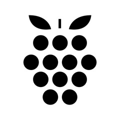 grapes icon or logo isolated sign symbol vector illustration - high quality black style vector icons
