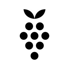 grapes icon or logo isolated sign symbol vector illustration - high quality black style vector icons
