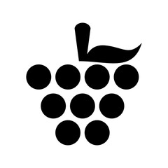 grapes icon or logo isolated sign symbol vector illustration - high quality black style vector icons
