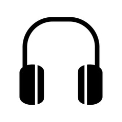 headphone icon or logo isolated sign symbol vector illustration - high quality black style vector icons
