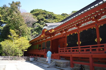 鶴岡八幡宮参道からの景色