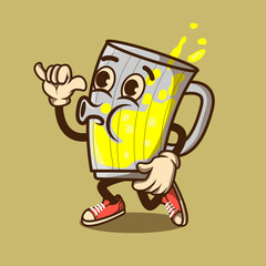 Beer Mascot vintage 