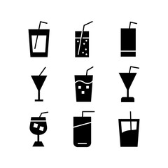 juice icon or logo isolated sign symbol vector illustration - high quality black style vector icons
