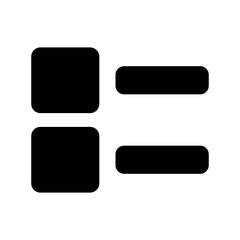 list icon or logo isolated sign symbol vector illustration - high quality black style vector icons
